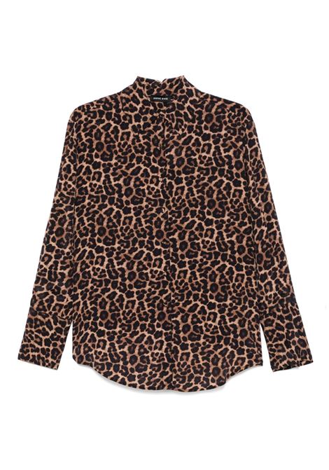 camicia bridget donna marrone ANINE BING | A-07-11162MTL59
